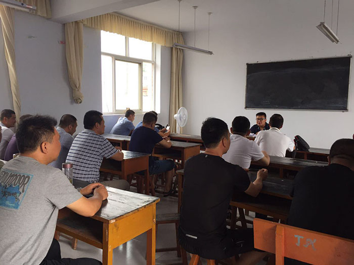 2017年8月份高技工、中技工的考試現(xiàn)場(chǎng)