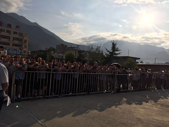 2017年8月份高技工、中技工的考試現(xiàn)場(chǎng)