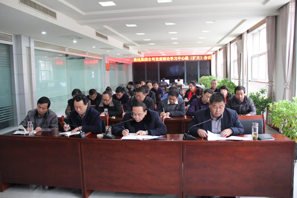 隴運集團公司黨委組織開展黨課輔導(dǎo)和理論學(xué)習(xí)中心組(擴大)學(xué)習(xí)教育活動