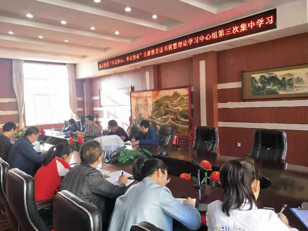 隴運(yùn)集團(tuán)公司召開“不忘初心、牢記使命”主題教育讀書班暨理論學(xué)習(xí)中心組第三次、第四次集中學(xué)習(xí)會議